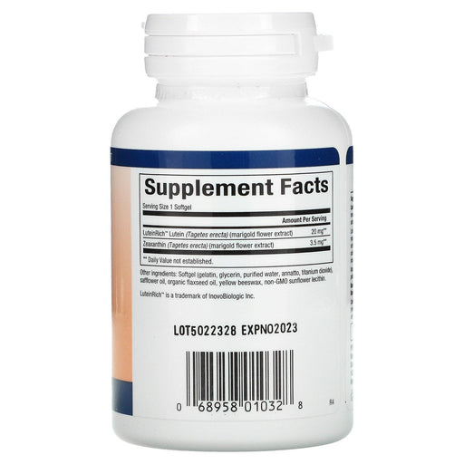 Natural Factors, Lutein, 20 mg, 60 Softgels - HealthCentralUSA