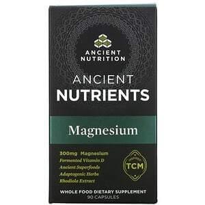 Dr. Axe / Ancient Nutrition, Ancient Nutrients, Magnesium, 300 mg, 90 Capsules - HealthCentralUSA