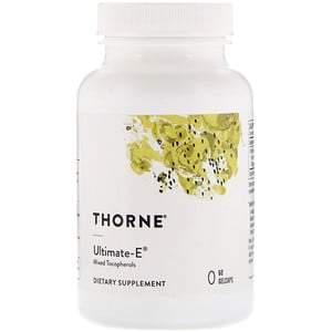 Thorne Research, Ultimate-E, 60 Gelcaps - HealthCentralUSA