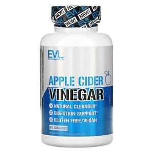 EVLution Nutrition, Apple Cider Vinegar, 60 Veggie Capsules - HealthCentralUSA