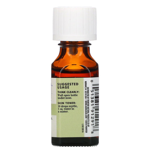 Aura Cacia, 100% Pure Essential Oil, Myrtle, .5 fl oz (15 ml) - HealthCentralUSA