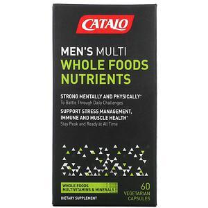 Catalo Naturals, Men's Multi, Whole Food Nutrients, 60 Vegetarian Capsules - HealthCentralUSA