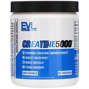 EVLution Nutrition, CREATINE5000, Unflavored, 10.58 oz (300 g) - HealthCentralUSA