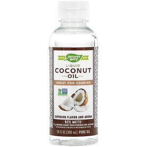 Nature's Way, Liquid Coconut Oil, 10 fl oz (300 ml) - HealthCentralUSA