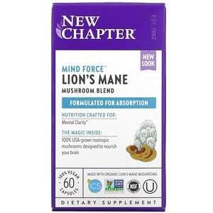 New Chapter, Lion's Mane, 60 Vegan Capsules - HealthCentralUSA