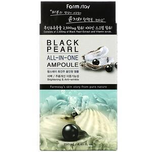 Farmstay, Black Pearl, All-In-One Ampoule, 8.45 fl oz (250 ml) - HealthCentralUSA