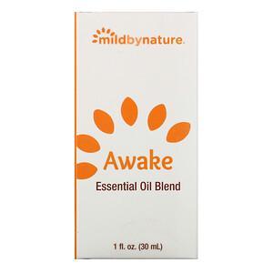 Mild By Nature, Awake, Essential Oil Blend, 1 oz - HealthCentralUSA
