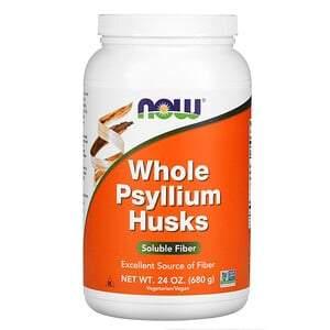 Now Foods, Whole Psyllium Husks, 24 oz (680 g) - HealthCentralUSA