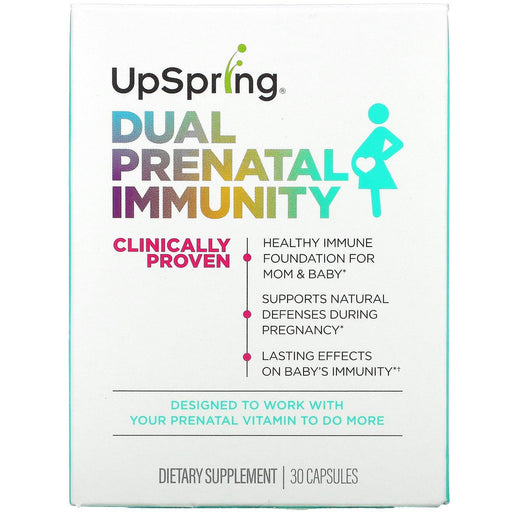UpSpring, Dual Prenatal Immunity, 30 Capsules - HealthCentralUSA