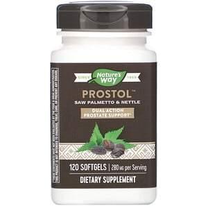 Nature's Way, Prostol, Saw Palmetto & Nettle, 280 mg, 120 Softgels - HealthCentralUSA