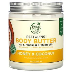 Petal Fresh, Restoring Body Butter, Honey & Coconut, 8 oz (237 ml) - HealthCentralUSA