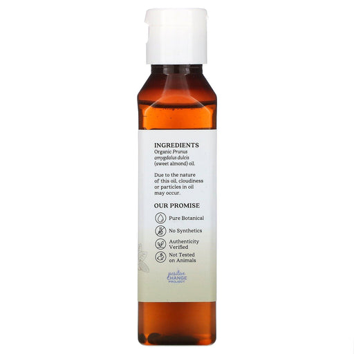 Aura Cacia, Organic, Skin Care Oil, Sweet Almond, 4 fl oz (118 ml) - HealthCentralUSA
