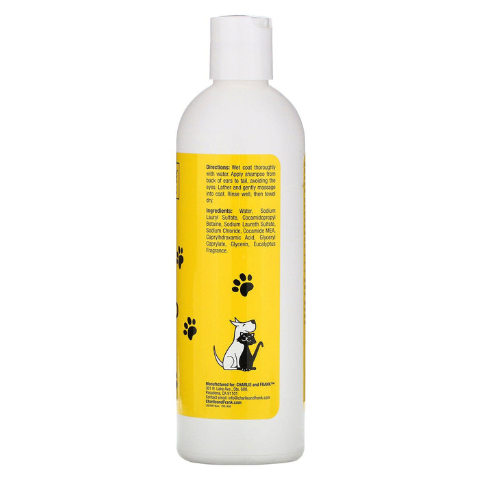 Charlie & Frank, Pet Shampoo, Eucalyptus, 16 fl oz (473 ml) - HealthCentralUSA
