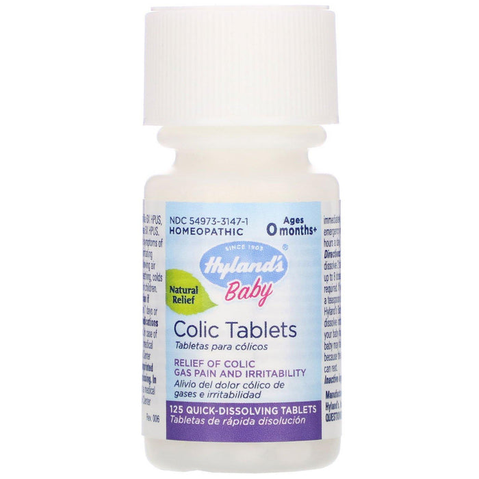 Hyland's, Baby, Colic Tablets, Ages 0 Months+, 125 Quick-Dissolving Tablets - HealthCentralUSA
