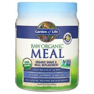 Garden of Life, RAW Organic Meal, Shake & Meal Replacement, Vanilla, 1 lb 1 oz (484 g) - HealthCentralUSA
