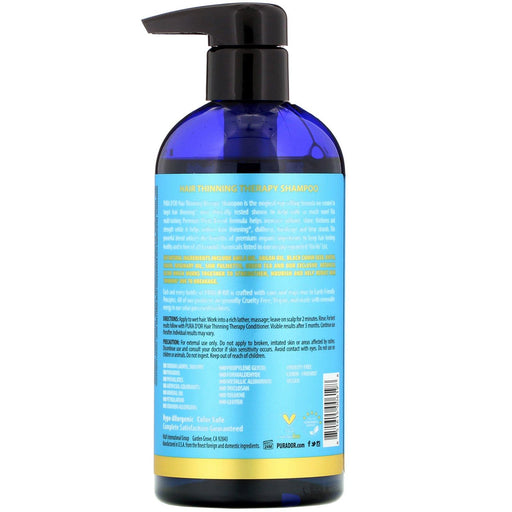 Pura D'or, Hair Thinning Therapy Shampoo, Lavender Vanilla, 16 fl oz (473 ml) - HealthCentralUSA