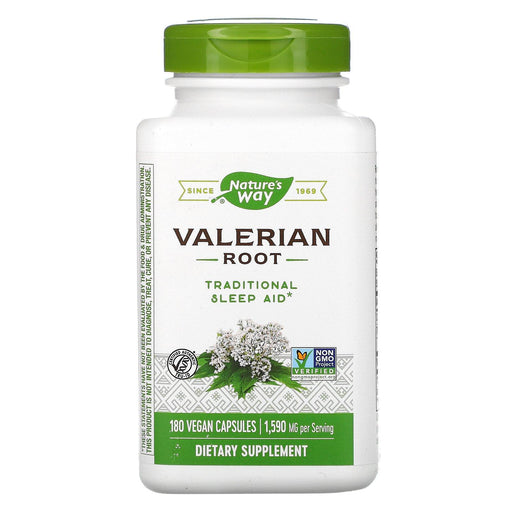 Nature's Way, Valerian Root, 1,590 mg, 180 Vegan Capsules - HealthCentralUSA