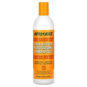 Cococare, Africare, Shea Butter Moisturizing Shampoo, 12 fl oz (354 ml) - HealthCentralUSA