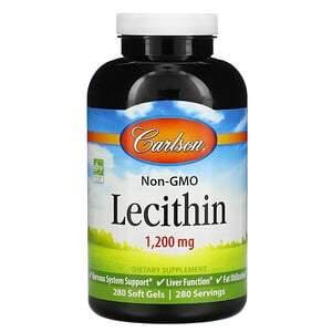 Carlson Labs, Lecithin, 1,200 mg, 280 Soft Gels - HealthCentralUSA