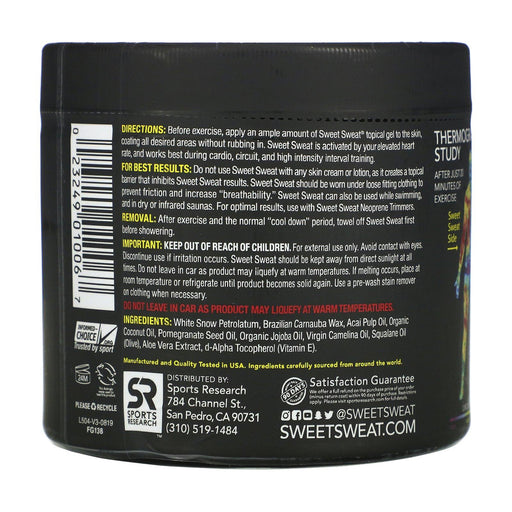 Sports Research, Sweet Sweat Workout Enhancer, Unscented, 13.5 oz (383 g) - HealthCentralUSA