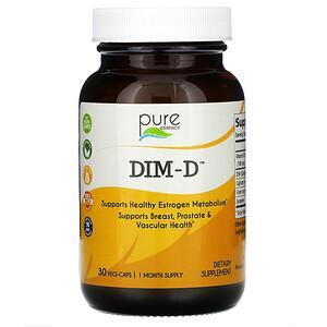 Pure Essence, DIM-D, 30 Vegi-Caps - HealthCentralUSA