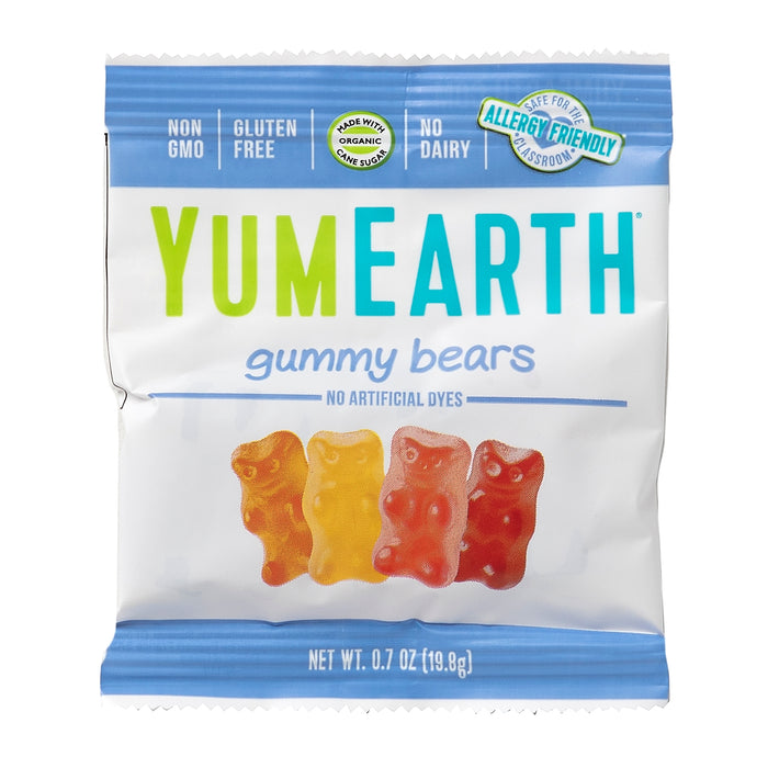 YumEarth, Gummy Bears, Assorted Flavors, 43 Packs, 0.7 oz (19.8 g) Each
