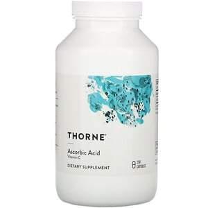 Thorne Research, Ascorbic Acid, 250 Capsules - HealthCentralUSA