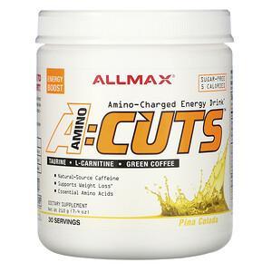 ALLMAX Nutrition, ACUTS, Amino-Charged Energy Drink, Pina Colada, 7.4 oz (210 g) - HealthCentralUSA