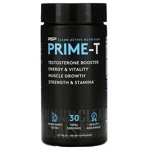 RSP Nutrition, Prime-T, Testosterone Booster, 120 Tablets - HealthCentralUSA