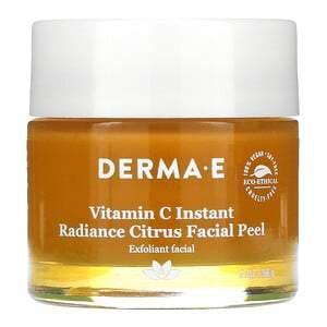 Derma E, Vitamin C Instant Radiance Citrus Facial Peel, 2 oz (56 g) - HealthCentralUSA