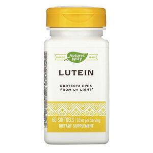 Nature's Way, Lutein, 20 mg, 60 Softgels - HealthCentralUSA