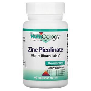 Nutricology, Zinc Picolinate, 60 Vegetarian Capsules - HealthCentralUSA