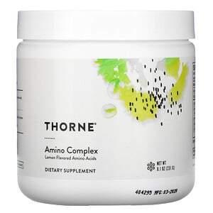 Thorne Research, Amino Complex, Lemon, 8.1 oz (231 g) - HealthCentralUSA