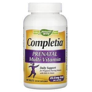 Nature's Way, Completia, Prenatal Multi-Vitamin, 240 Tablets - HealthCentralUSA