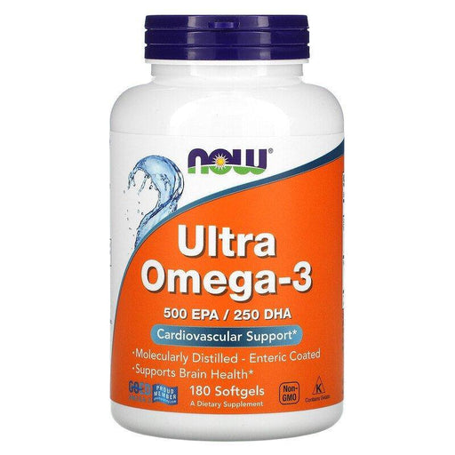 Now Foods, Ultra Omega-3, 180 Softgels - HealthCentralUSA
