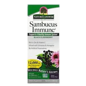 Nature's Answer, Sambucus Immune, Infused with Echinacea & Astragalus, 12,000 mg, 8 fl oz (240 ml) - HealthCentralUSA