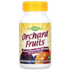 Nature's Way, Orchard Fruits, Fruit Powder Blend, 900 mg, 60 Vegetarian Capsules - HealthCentralUSA