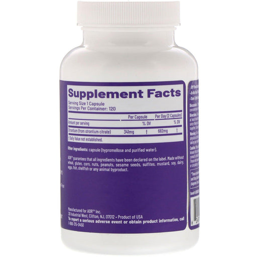 Advanced Orthomolecular Research AOR, Strontium Support II, 120 Vegetarian Capsules - HealthCentralUSA