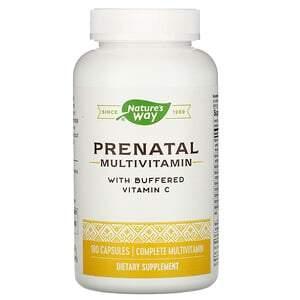 Nature's Way, Prenatal Multivitamin with Buffered Vitamin C , 180 Capsules - HealthCentralUSA