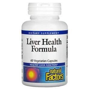 Natural Factors, Liver Health Formula, 60 Vegetarian Capsules - HealthCentralUSA