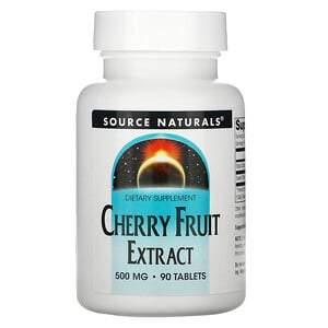 Source Naturals, Cherry Fruit Extract, 500 mg, 90 Tablets - HealthCentralUSA