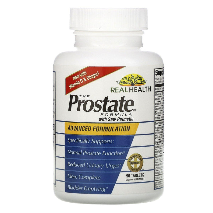Real Health, The Prostate Formula with Saw Palmetto, 90 Tablets - HealthCentralUSA