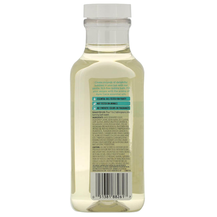 Aura Cacia, Aromatherapy Bubble Bath, Tranquil Chamomile, 13 fl oz (384 ml) - HealthCentralUSA