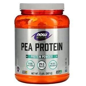 Now Foods, Sports, Pea Protein, Pure Unflavored, 2 lbs (907 g) - HealthCentralUSA