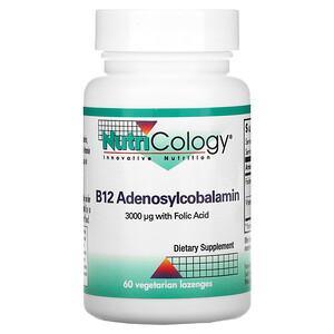 Nutricology, B12 Adenosylcobalamin, 60 Vegetarian Lozenges - HealthCentralUSA