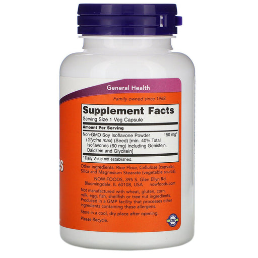 Now Foods, Soy Isoflavones, 120 Veg Capsules - HealthCentralUSA