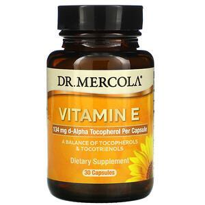 Dr. Mercola, Vitamin E, 30 Capsules - HealthCentralUSA