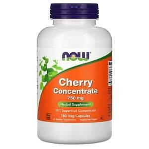 Now Foods, Cherry Concentrate, 750 mg, 180 Veg Capsules - HealthCentralUSA