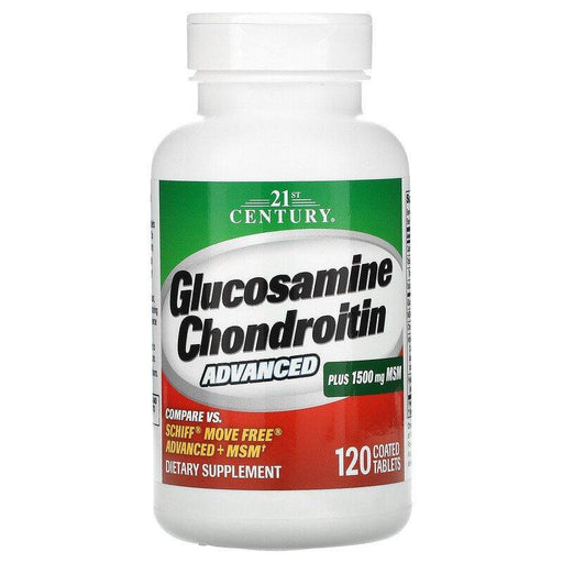 21st Century, Glucosamine Chondroitin Advanced, 120 Coated Tablets - HealthCentralUSA