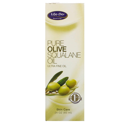 Life-flo, Pure Olive Squalane Oil, 2 fl oz (60 ml) - HealthCentralUSA